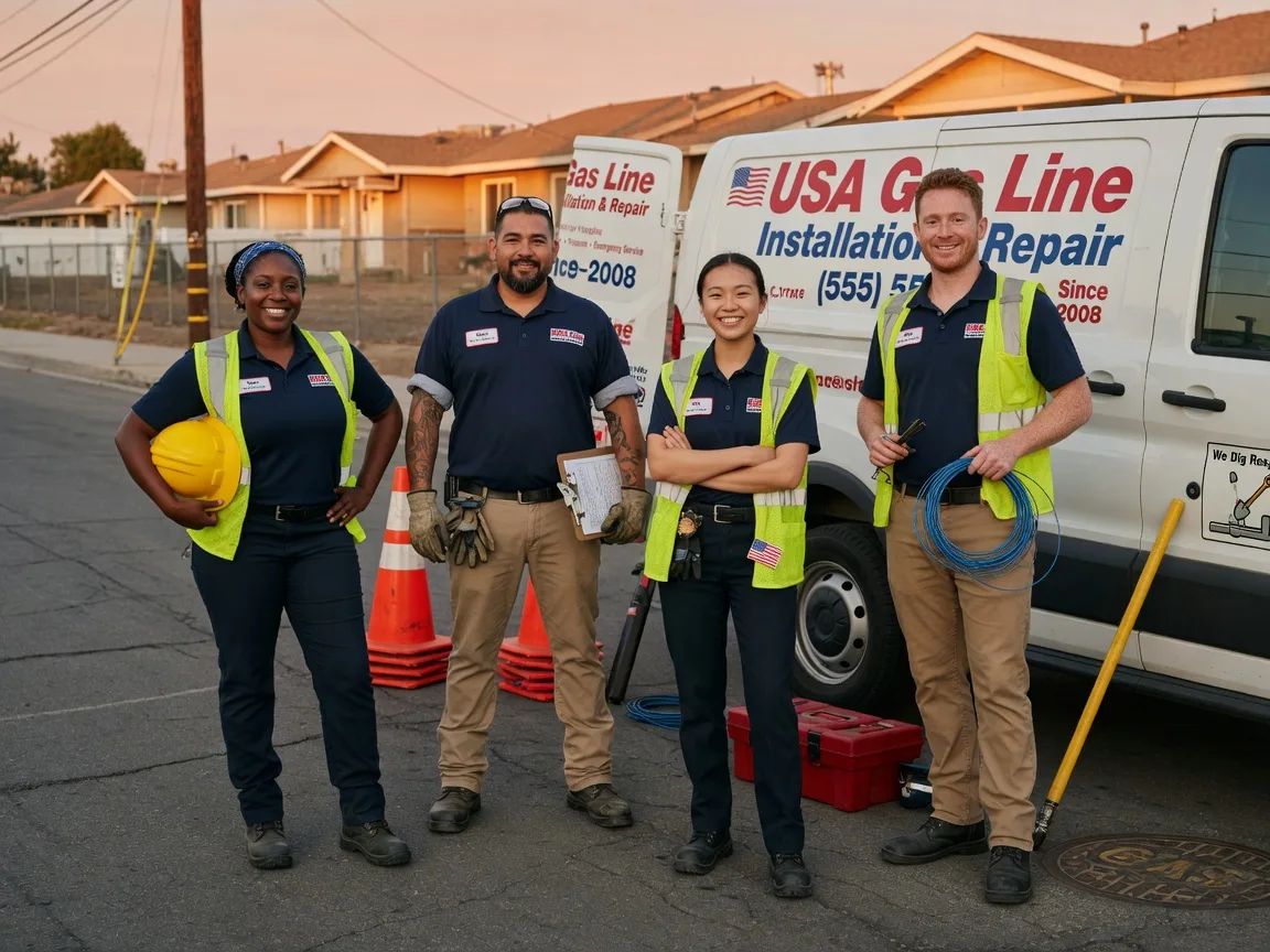 Gas Line Installation company in Grissom Arb, IN